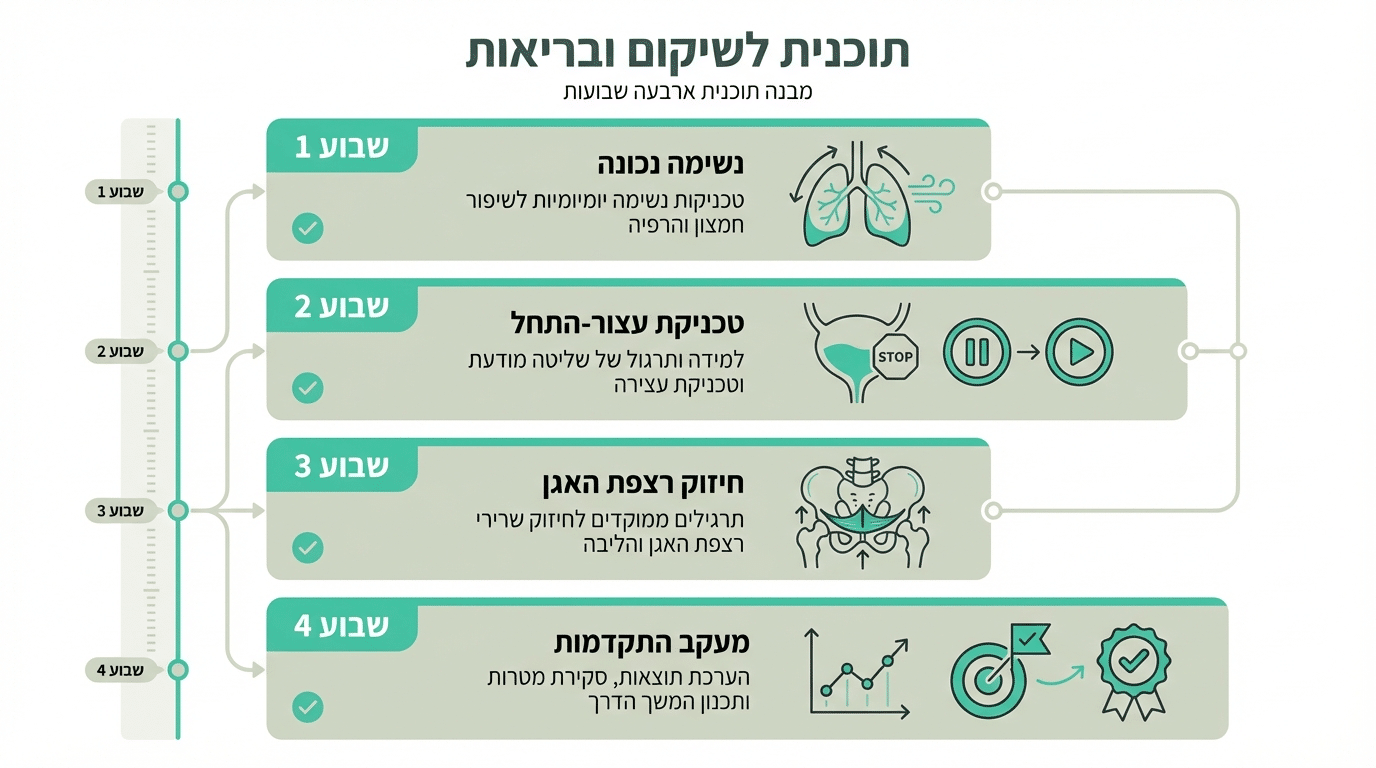 תוכנית 30 יום לשיפור שליטה בשפיכה