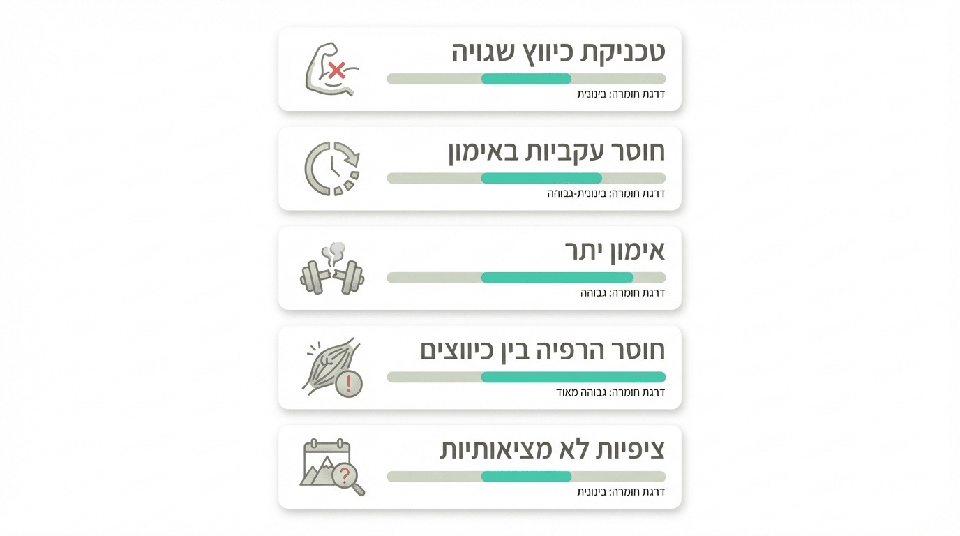 מתי לפנות לפיזיותרפיה לרצפת האגן - סימנים חשובים