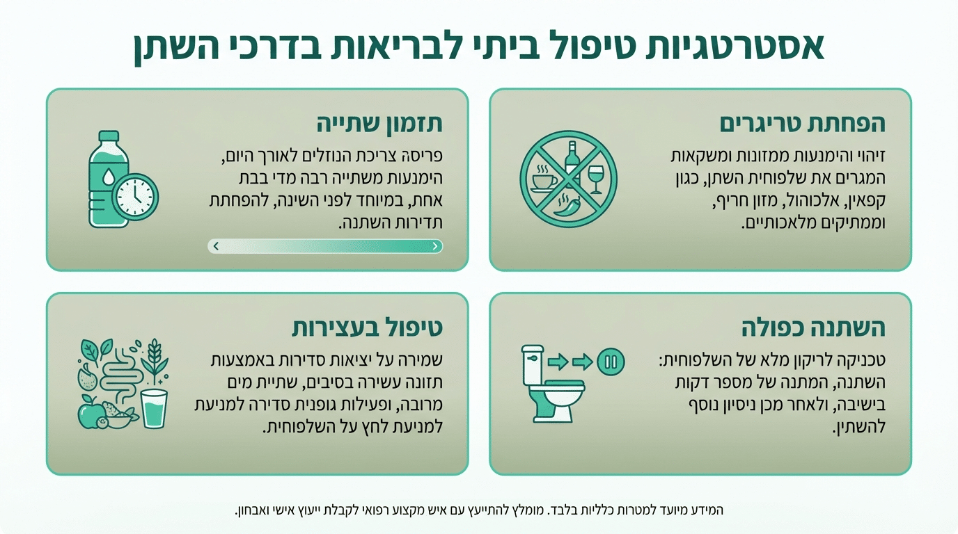 טיפול ביתי לדליפת שתן - שיטות מוכחות לשיפור השליטה בשלפוחית