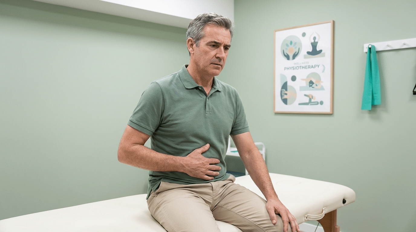 סימנים לזיהוי מתח יתר בשרירי רצפת האגן אצל גברים