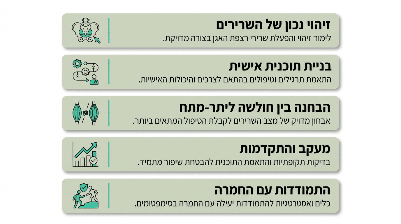 היתרון של ליווי מקצועי מול תרגול עצמי