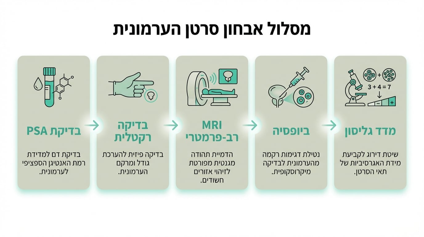 סרטן ערמונית מידע מקיף: תסמינים, אבחון וטיפולים מומלצים