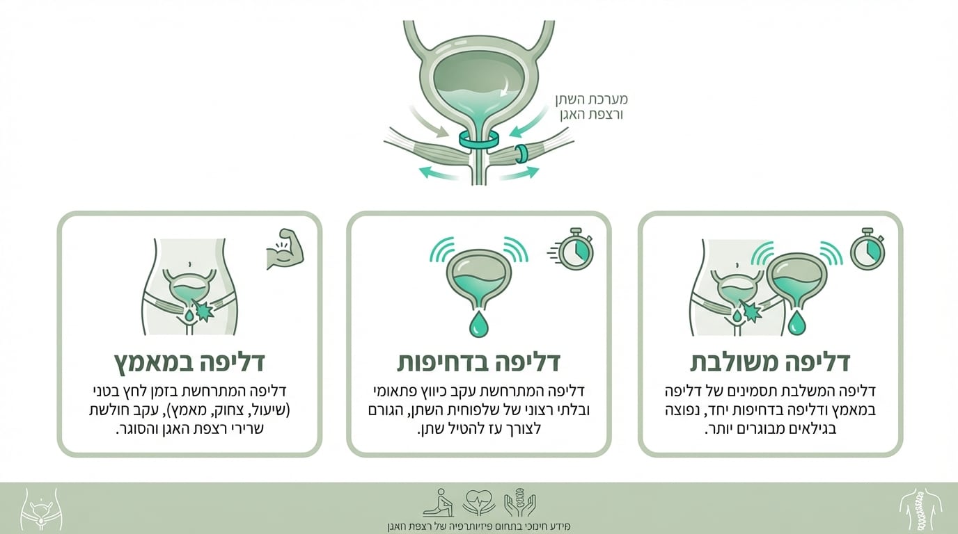 בריחת שתן אצל גברים: כל מה שצריך לדעת