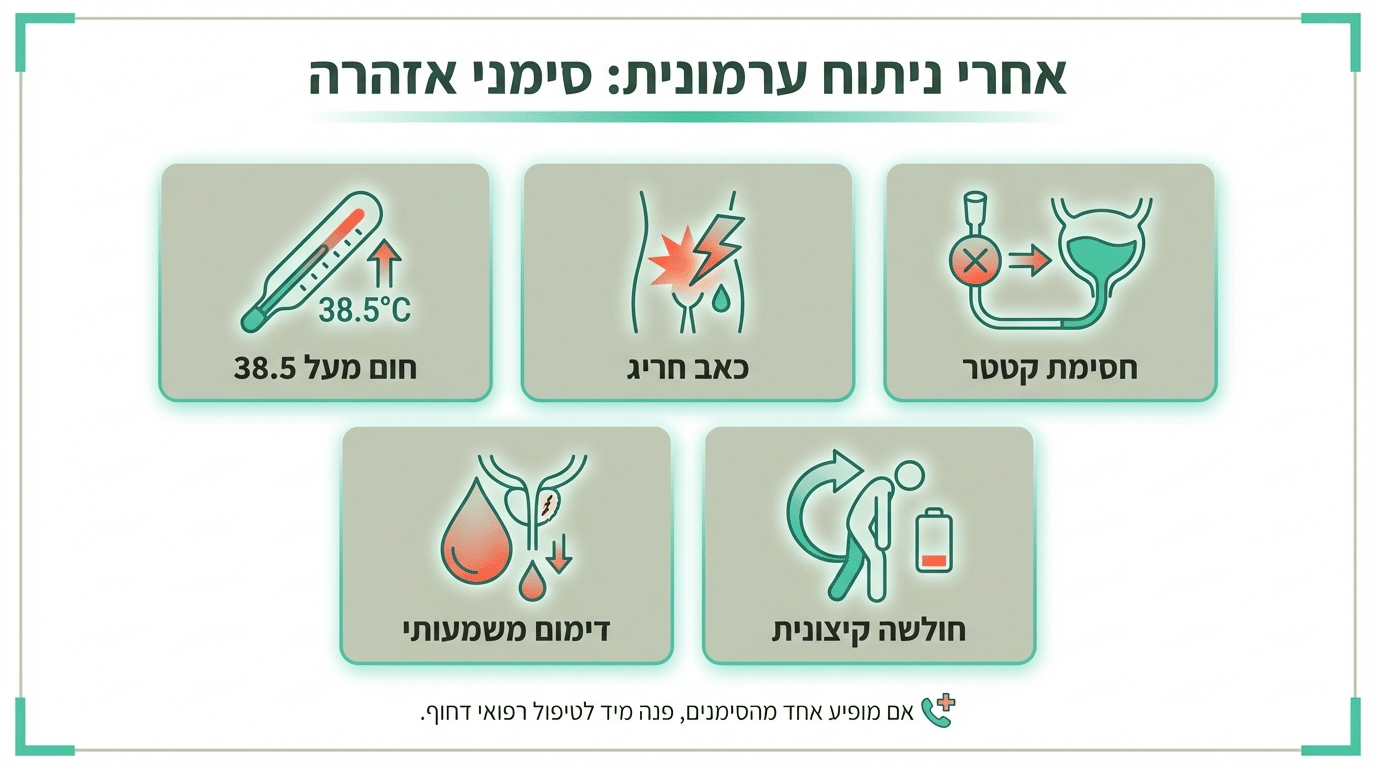 מתי לפנות לרופא - דגלים אדומים שלא מחכים